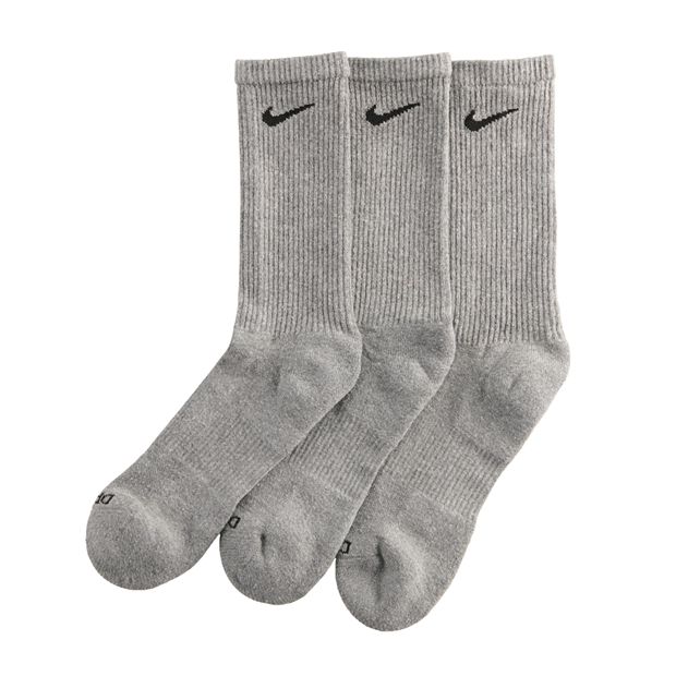 Nike Everyday Plus 3 pack Dri FIT Cushion Crew Training Socks Size 8 12