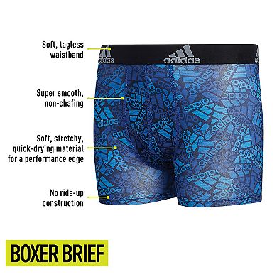 Boys 4-20 adidas Performance 4-Pack Boxer Briefs - Small