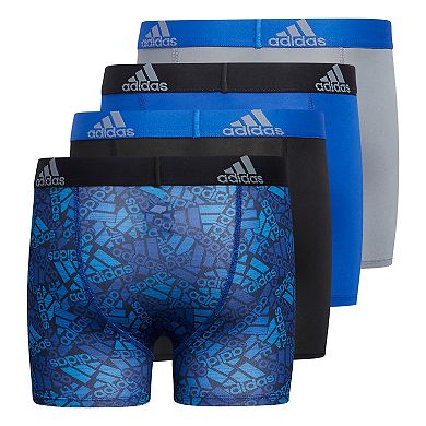 Boys 4-20 adidas Performance 4-Pack Boxer Briefs - Small