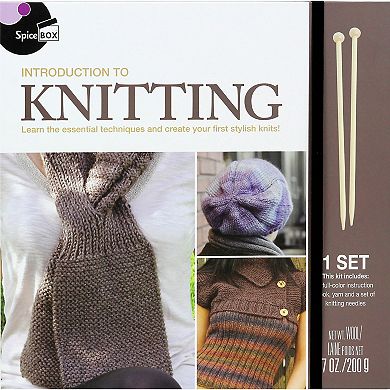 SpiceBox Introduction to Knitting Kit