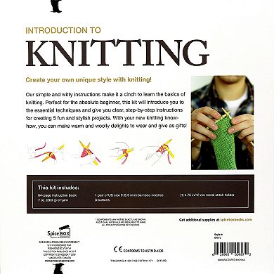 SpiceBox Introduction to Knitting Kit