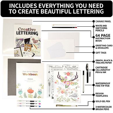 SpiceBox Introduction to Creative Lettering Kit