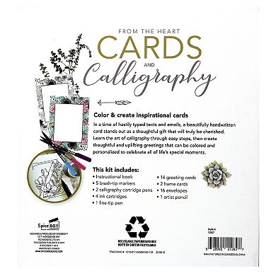 SpiceBox Sketch Plus: Cards & Calligraphy Kit