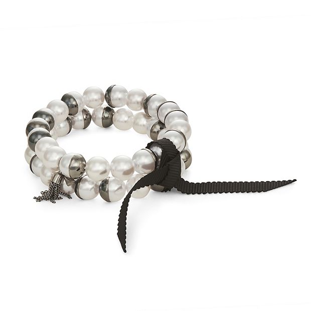 Vera wang pearl bracelet sales