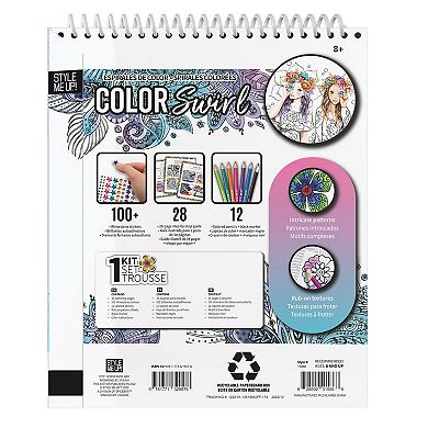 SpiceBox Style Me Up Cool Swirl Art Kit