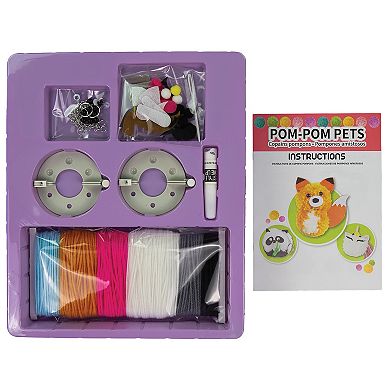SpiceBox Style Me Up Pom Pom Pets Yarn Crafting Kit