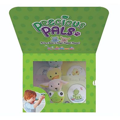 SpiceBox First Library Precious Pals: Interactive Board Books with Finger Puppets