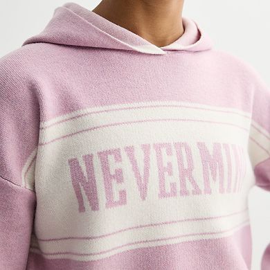 Girls 6-20 SO® Cropped Sweater Hoodie in Regular & Plus Size