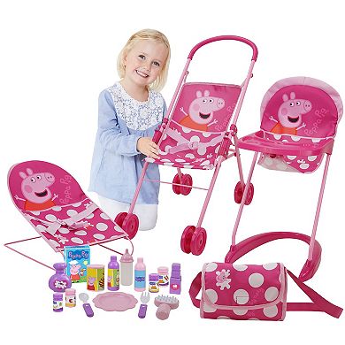 509 Crew Peppa Pig 19-Piece Doll Sleep N' Play Set