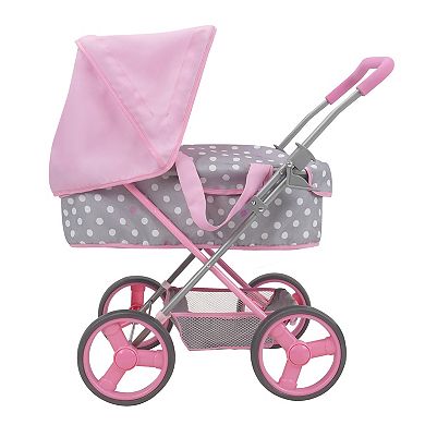 509 Crew Cotton Candy Pink Pretend Play Doll Pram