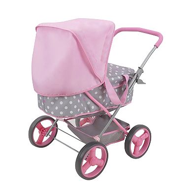 509 Crew Cotton Candy Pink Pretend Play Doll Pram