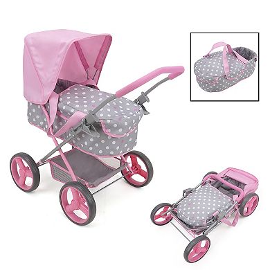 509 Crew Cotton Candy Pink Pretend Play Doll Pram
