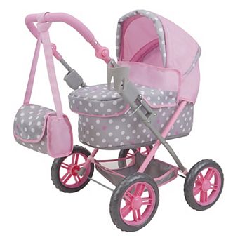 509 Crew Cotton Candy Pink Amanda Pretend Play Doll Pram