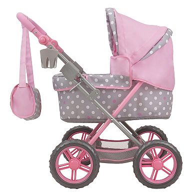 509 Crew Cotton Candy Pink Amanda Pretend Play Doll Pram