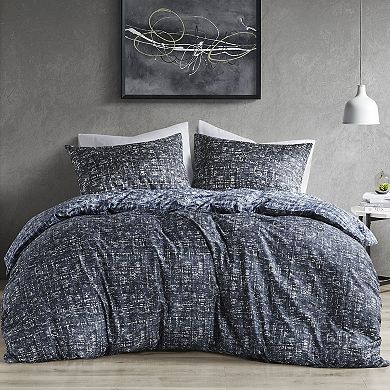 510 Design Maca Textured Print Reversible Comforter Set