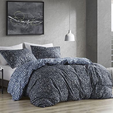 510 Design Maca Textured Print Reversible Comforter Set