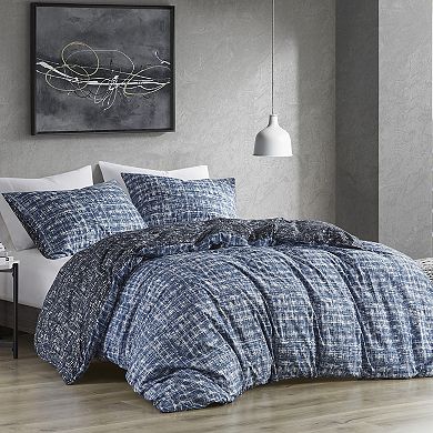 510 Design Maca Textured Print Reversible Comforter Set