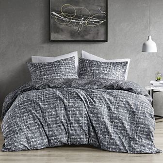 510 Design Maca Textured Print Reversible Comforter Set