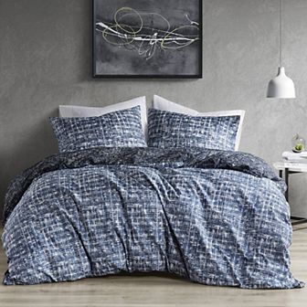 510 Design Maca Textured Print Reversible Duvet Set