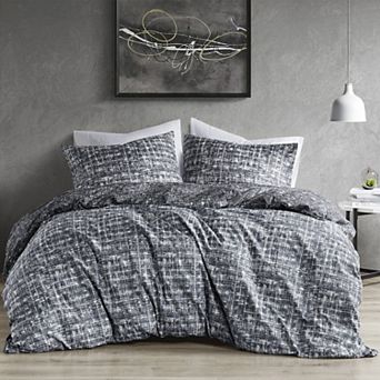510 Design Maca Textured Print Reversible Duvet Set