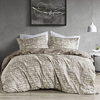 510 Design Maca Textured Print Reversible Duvet Set