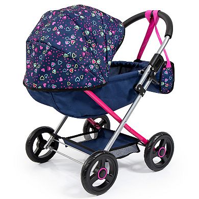 Bayer Design Dolls Pram Cosy - Blue, Pink, Hearts