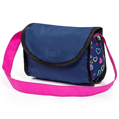 Bayer Design Dolls Pram Cosy - Blue, Pink, Hearts