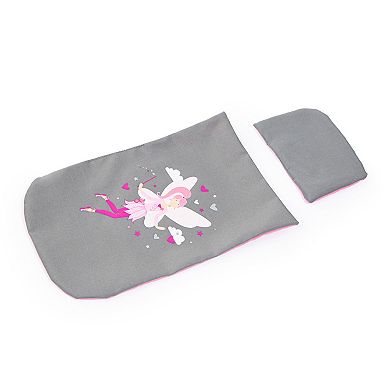 Bayer Design Dolls Pram Cosy - Fairy Poka Dot Grey Pink