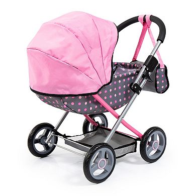 Bayer Design Dolls Pram Cosy - Fairy Poka Dot Grey Pink