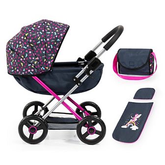 Bayer Design Dolls Pram Cosy - Navy, Hot Pink, Fairy