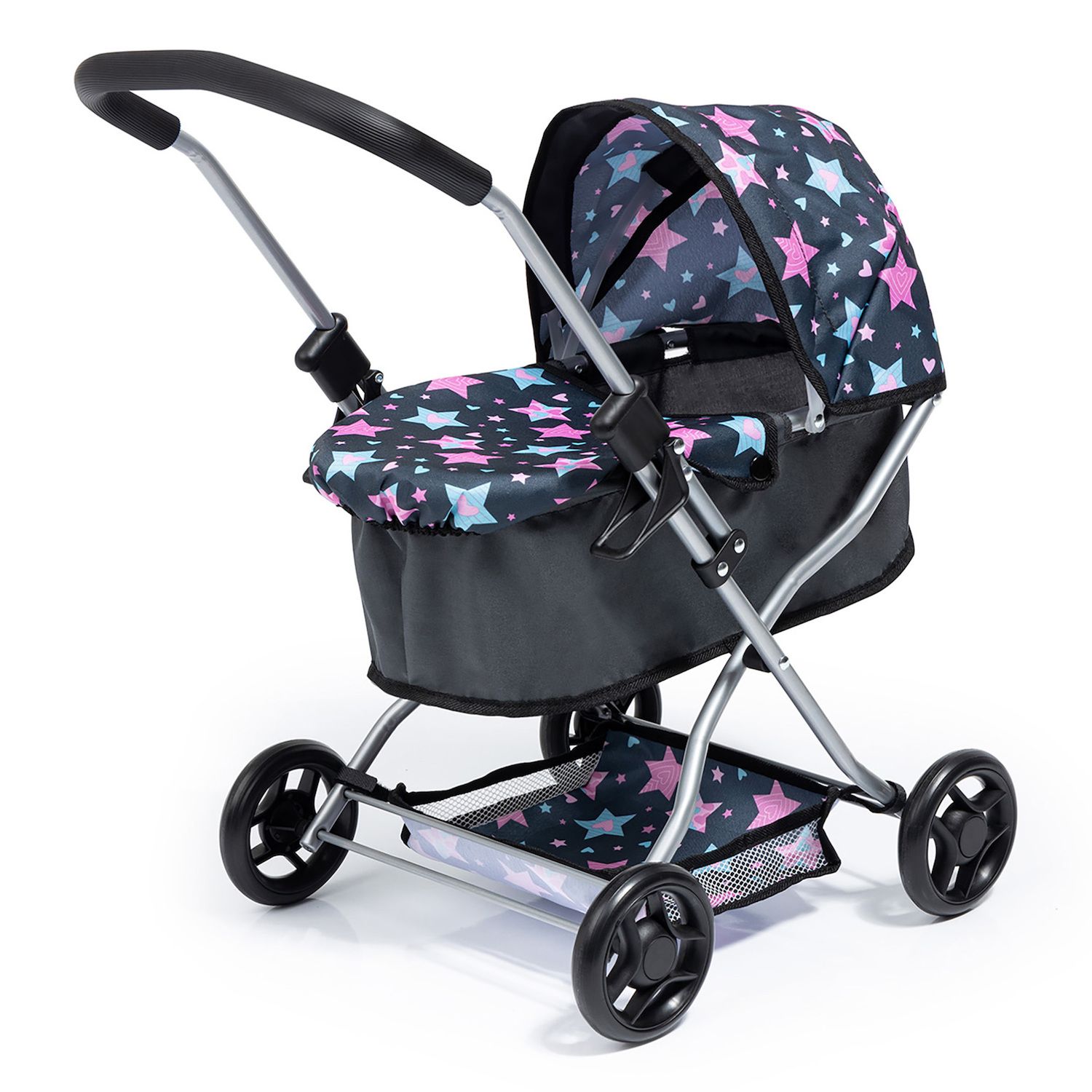 Bayer Design Dolls Pram Starter - Blue Pink, Stars