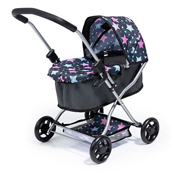 Bayer Design Dolls Pram Starter - Blue Pink, Stars