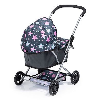 Bayer Design Dolls Pram Starter - Blue Pink, Stars