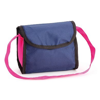 Bayer Design Dolls Trendy Pram - Blue, Hot Pink, Butterfly