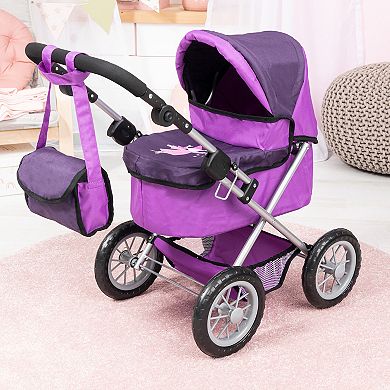 Bayer Design Dolls Trendy Pram - Purple & Fairy