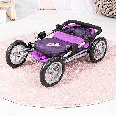 Bayer Design Dolls Trendy Pram - Purple & Fairy