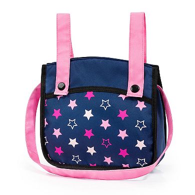 Bayer Design Dolls Pram Xeo - Blue, Pink, Stars