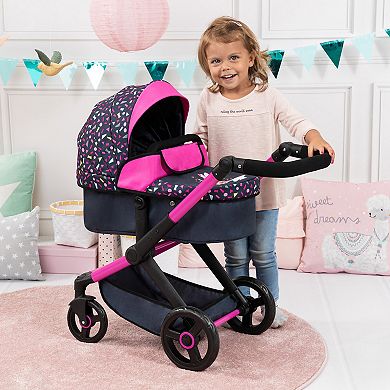 Bayer Design Dolls Pram Xeo - Shapes Navy & Pink