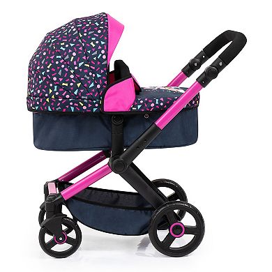 Bayer Design Dolls Pram Xeo - Shapes Navy & Pink