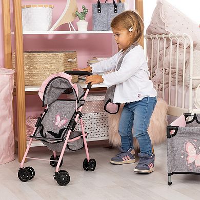 Bayer Design Dolls: Baby Doll Stroller 10-Piece Set