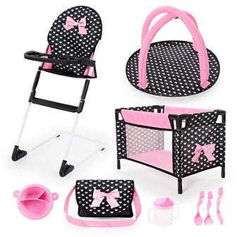 Bayer Design Dolls: Baby Doll Travel 9 pc Set