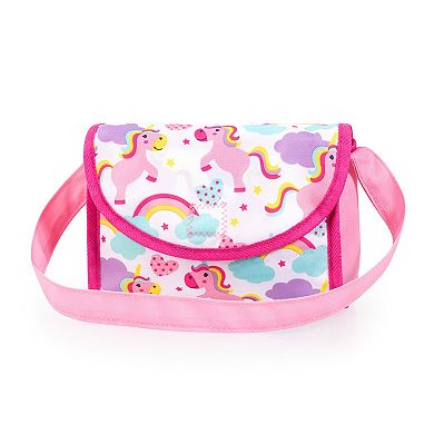 Bayer Design Doll Pink Unicorn Stroller Set