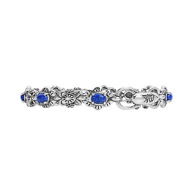 Southwest Spirit® Sterling Silver and Stone Santa Fe Sunrise Bracelet