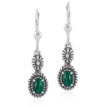 Southwest Spirit® Sterling Silver and Golden Mother of Pearl Earrings