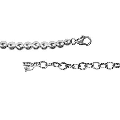 Southwest Spirit® Sterling Silver and Stone Squash Blossom Necklace