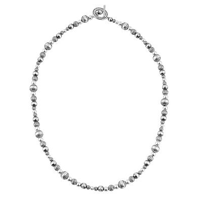 Southwest Spirit® Sterling Silver and Bead Toggle Necklace