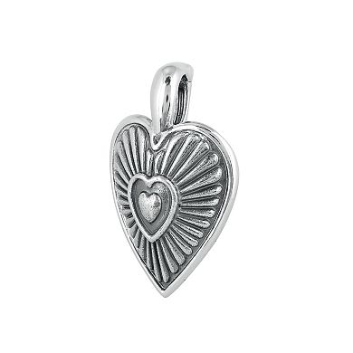 Southwest Spirit® Sterling Silver Bold Heart Pendant