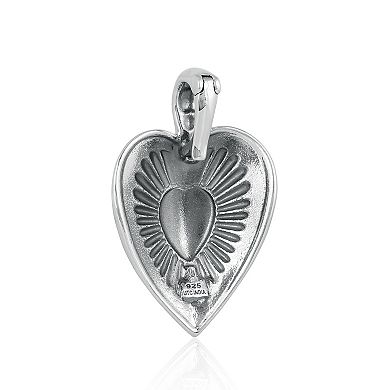 Southwest Spirit® Sterling Silver Bold Heart Pendant