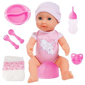 Bayer Design 94683AA - Bambolotto di 46 cm Hello Baby Boy, con suoni