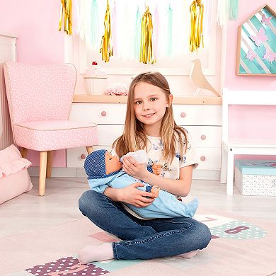 Bayer Design Hello Baby Boy 18-inch Blue Boat Baby Doll